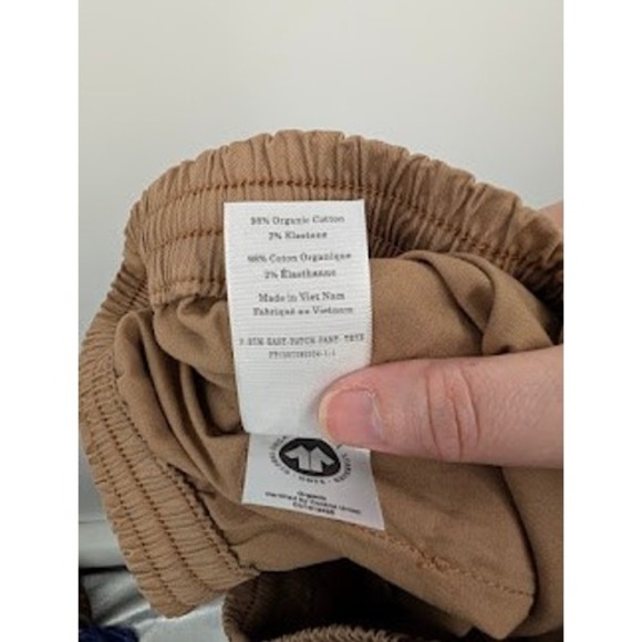 Everlane Easy Cargo Pants Tan Pull on wide leg NWT Women's sz Medium - Picture 8 of 8